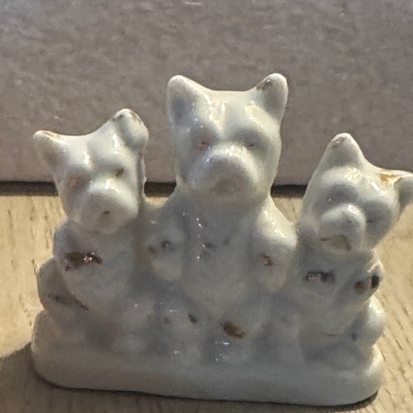 Vintage spaghetti poodle and Japan Terrier Ceramic Dog Figurines MCM - Picture 6 of 12